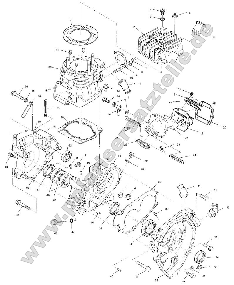 Crankcase and Cylinder Crankcase and Cylinder