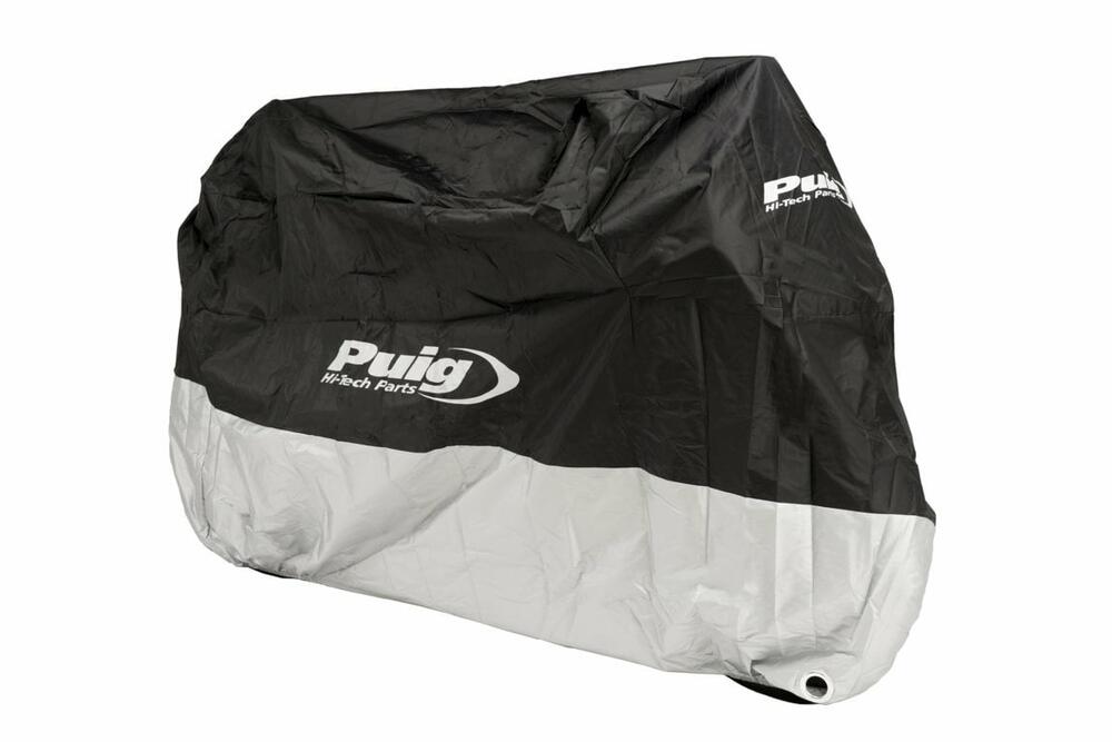PUIG MOTORRADABDECKPLANE LOGO PUIG XL C/SCHWARZ - 20725N
