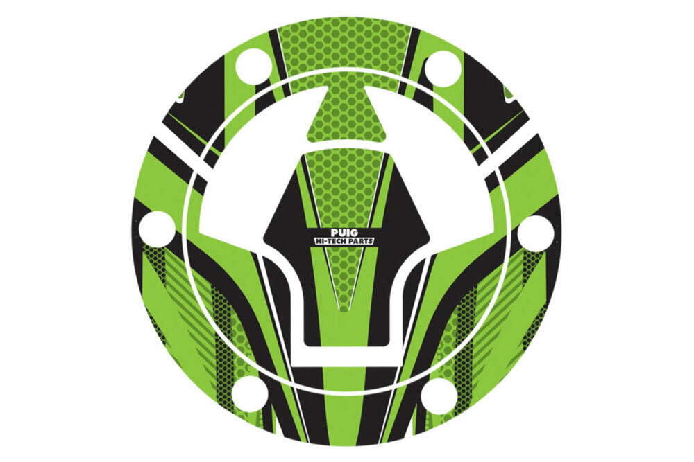 PUIG TANKDECKEL-ABDECKUNG MOD. RADIKAL KAWASAKI C/GRUN - 8269V