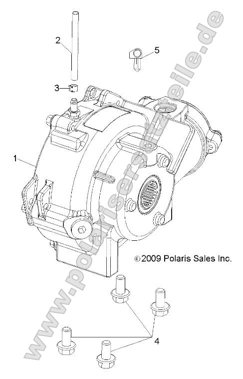Drive Train, Front Gearcase Mounting
