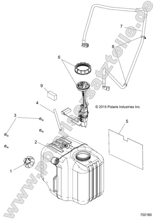Body, Fuel Tank Asm. Body, Fuel Tank Asm.