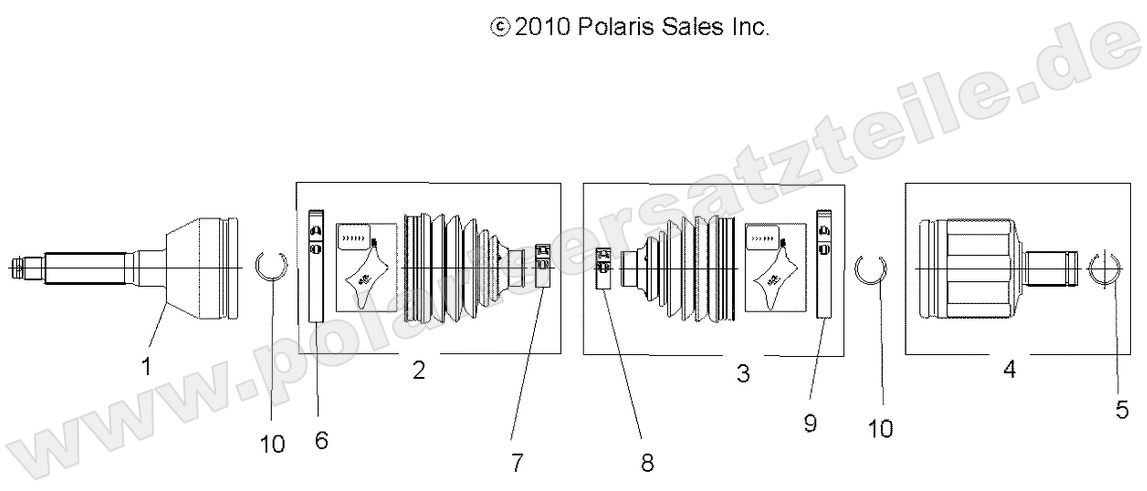 DRIVE TRAIN, FRONT DRIVE SHAFT DRIVE TRAIN, FRONT DRIVE SHAFT