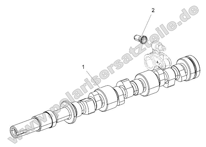 Engine, Camshaft, Push Rod