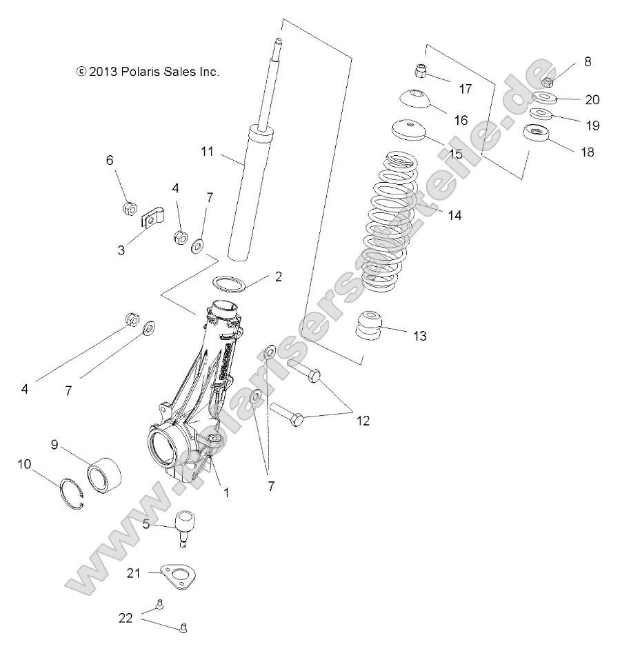 Suspension, Front Strut Suspension, Front Strut