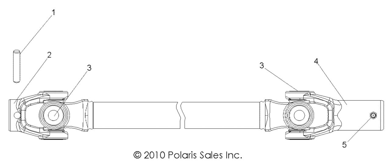 Drive Train, Front Prop Shaft