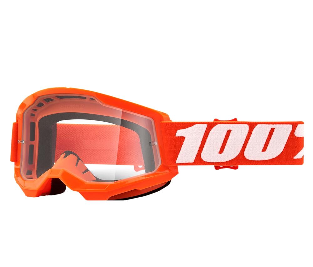 100% Crossbrille Strata 2 - orange - klares Glas