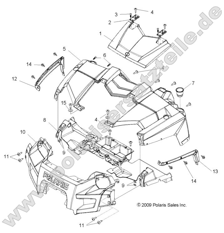 BODY, HOOD and FRONT FASCIA