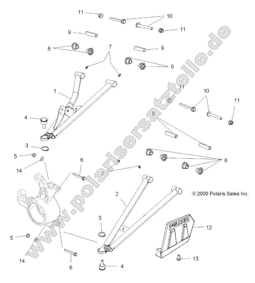 Suspension, Front A-Arms