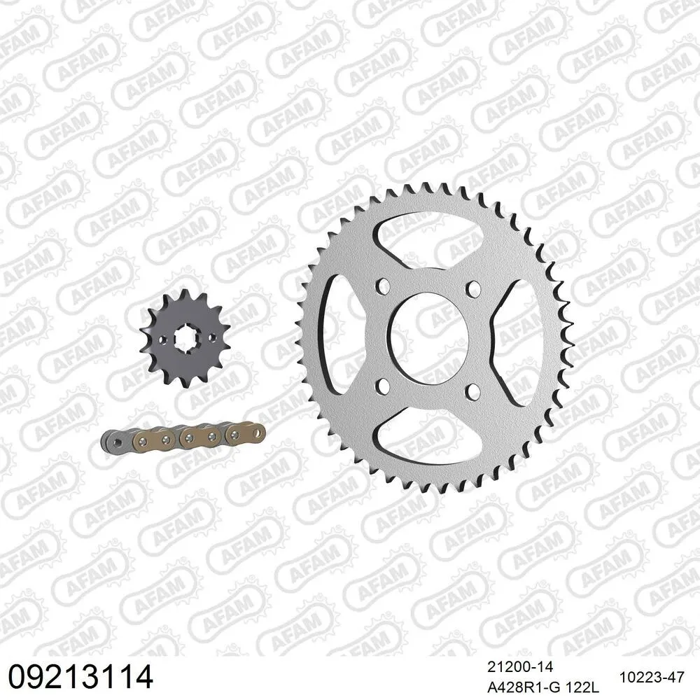AFAM Kettensatz Stahl 428 R1-G 14x47 - Brixton BX 125 Cromwell 2018-21 - 09213114