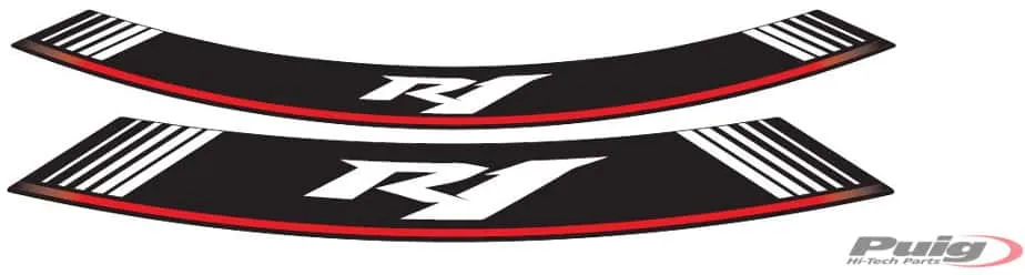 defaultSsTmJ2q90LyPU PUIG KIT 8 FELGENBÄNDER R1 SILBER - 5529P