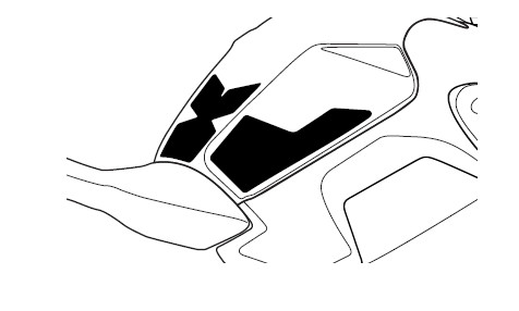 PUIG TANK PAD + SEITENTEILE YAMAHA FZ-10 CARBON - 9294C