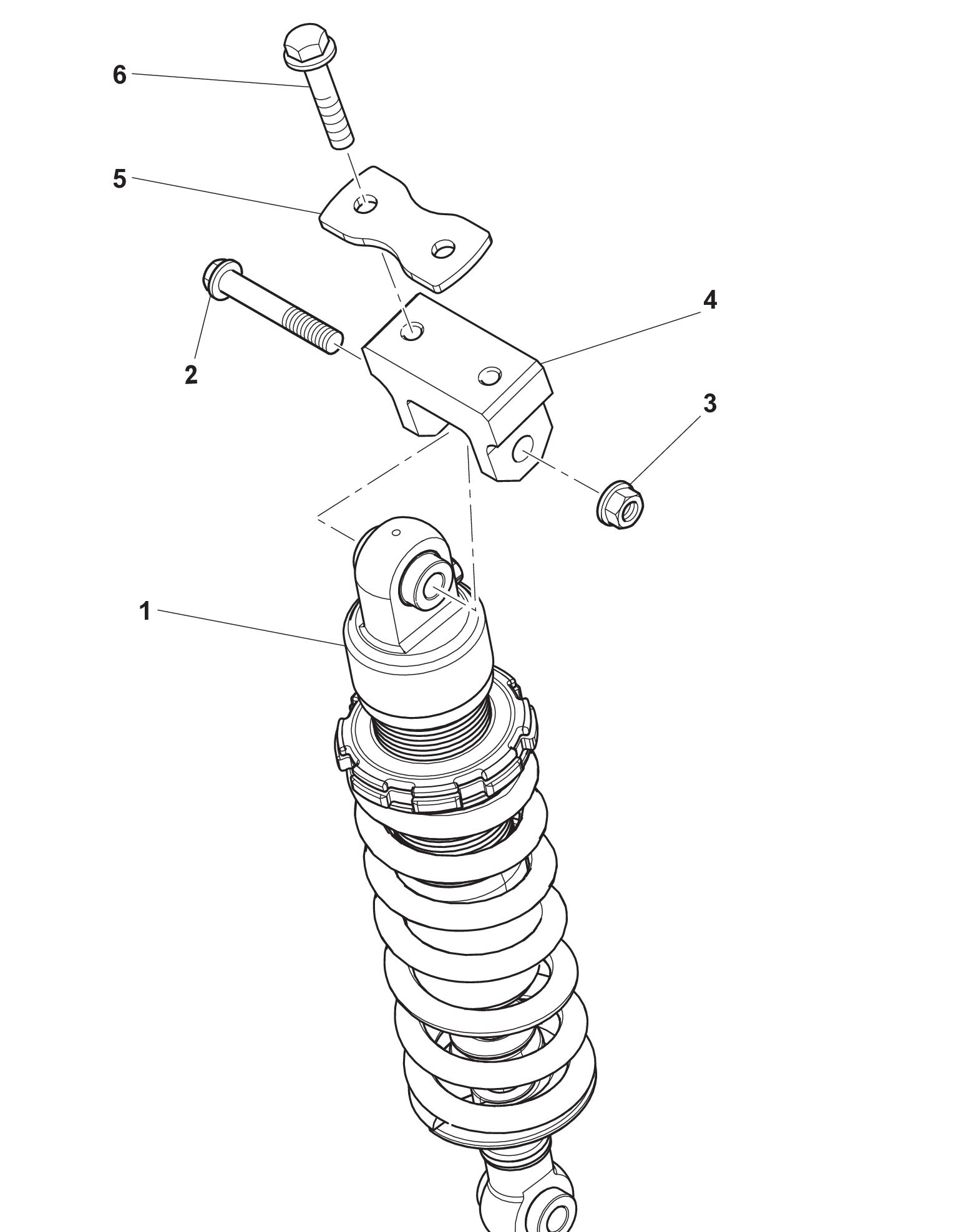 Federbein hinten Federbein hinten