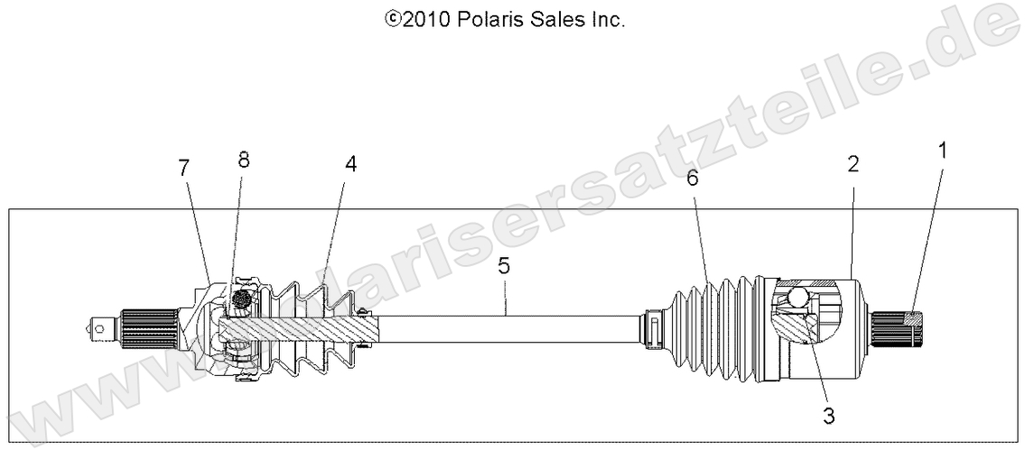 DRIVE TRAIN, DRIVE SHAFT, FRONT