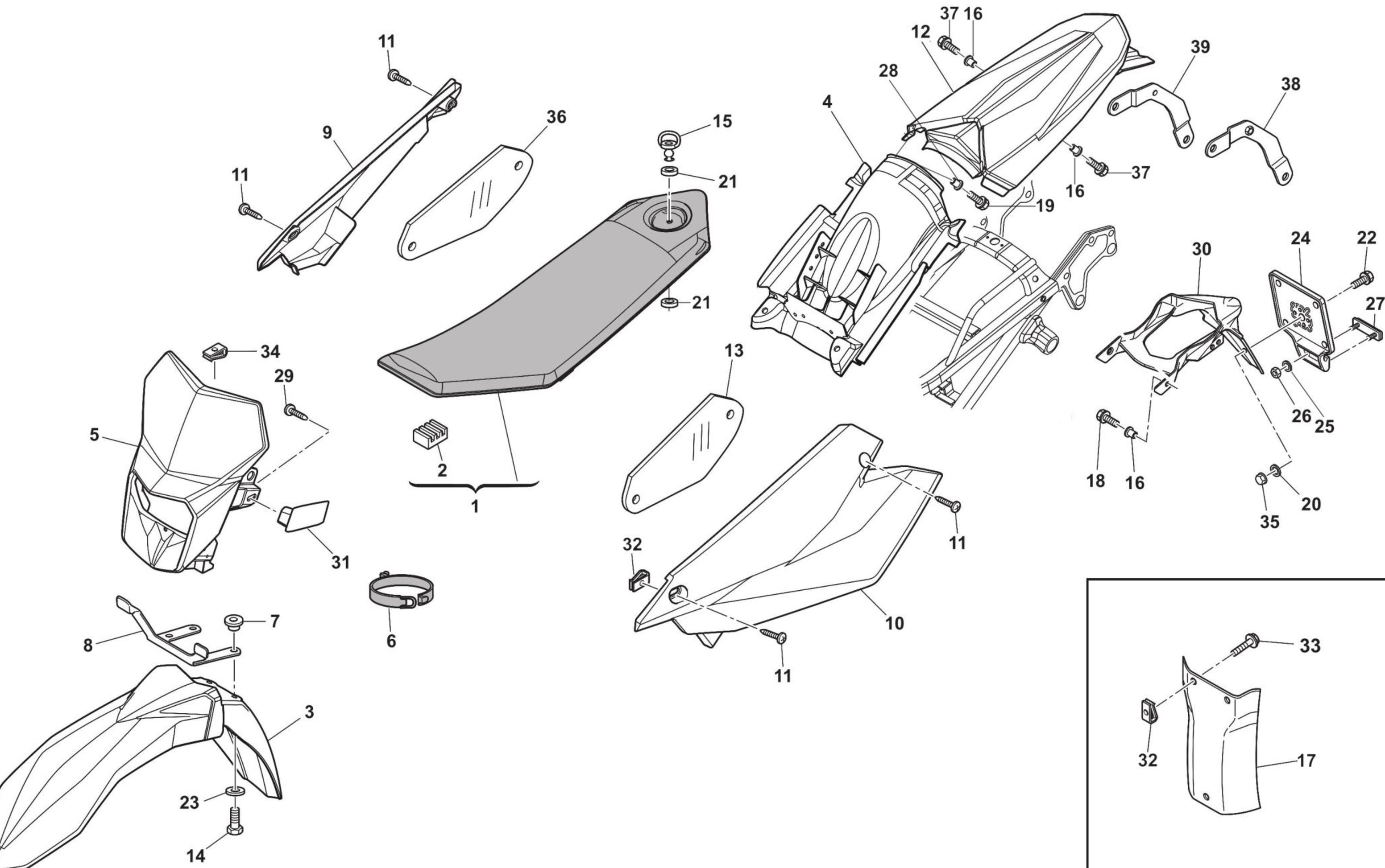 Verkleidung - Sitzbank Verkleidung - Sitzbank
