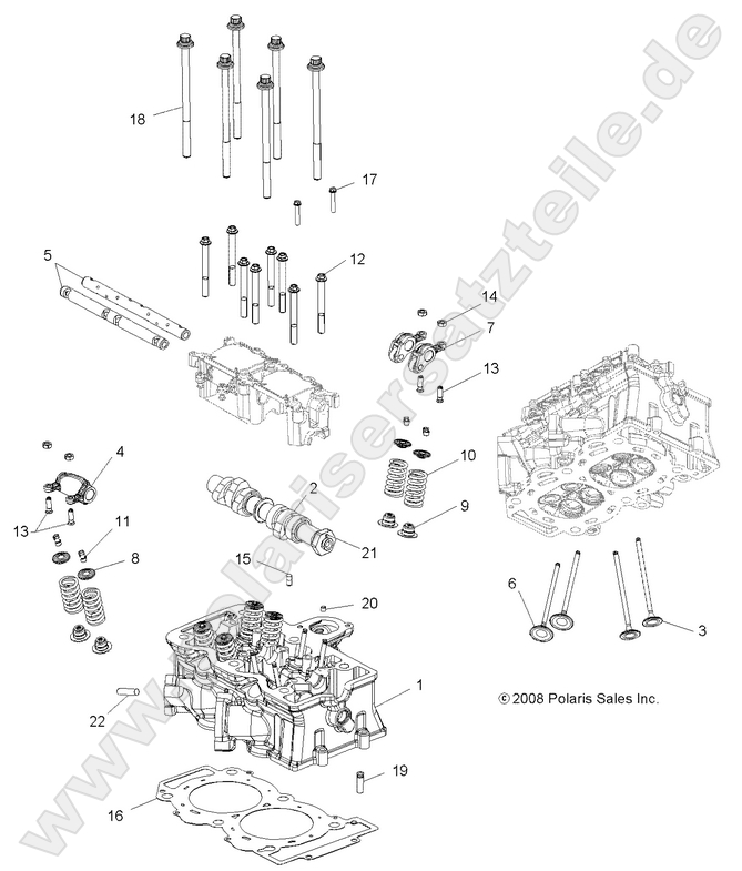 ENGINE, CYLINDER HEAD, CAM and VALVES ENGINE, CYLINDER HEAD, CAM and VALVES