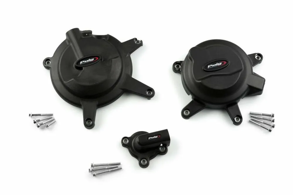 PUIG KIT 3 KAPPEN ENGINEABDECKUNG KAWSAKI NINJA 400 18' - 20169N