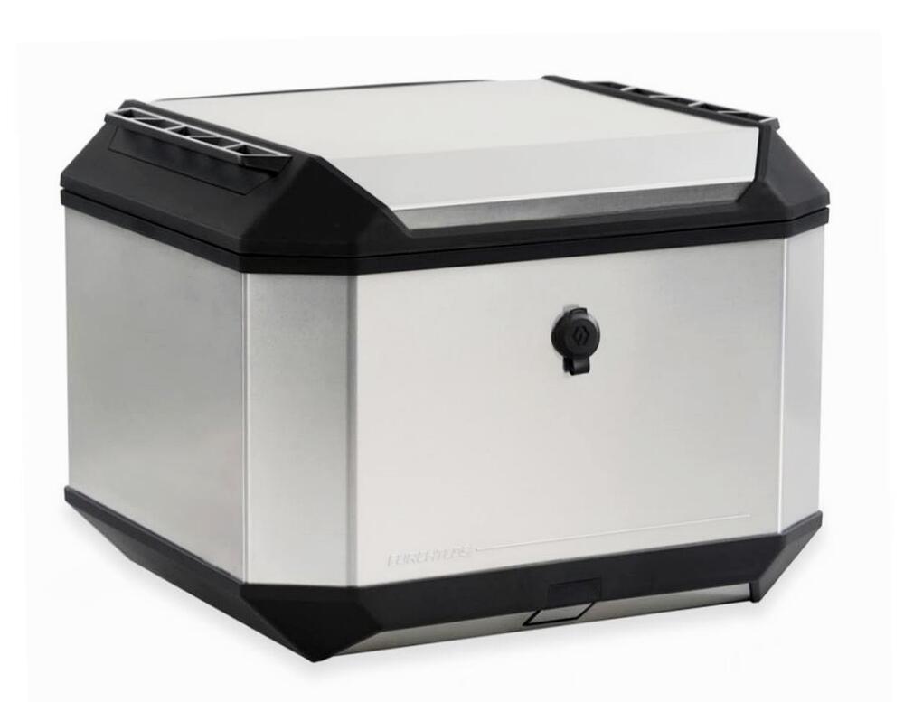 Furchtlos Ranger Alu Topcase Aero - 50 Liter - Aero Aluminium