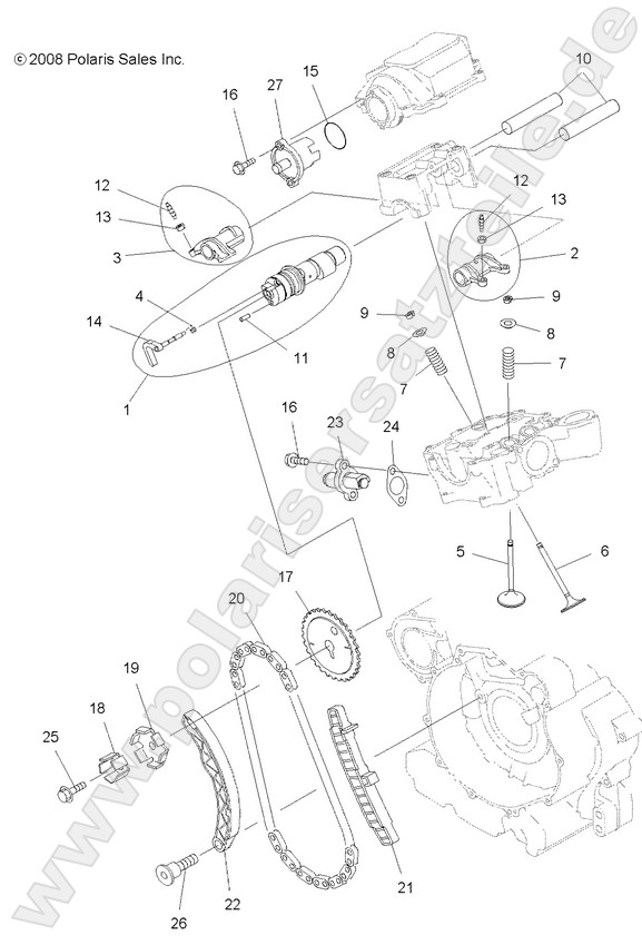 ENGINE, VALVES and CAMSHAFT ENGINE, VALVES and CAMSHAFT