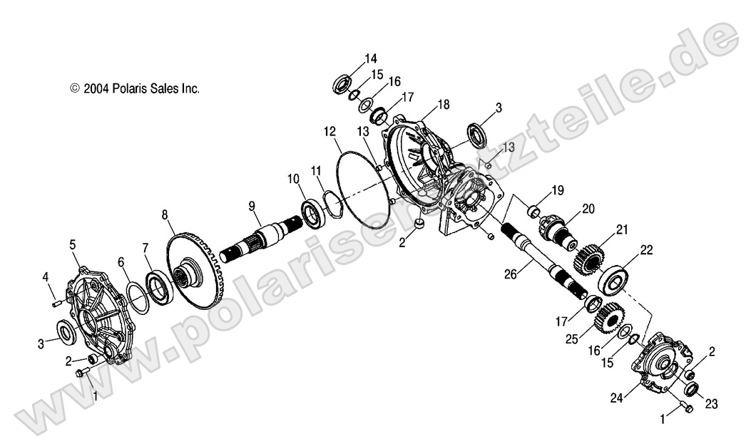 MID GEARCASE 6X6 MID GEARCASE 6X6