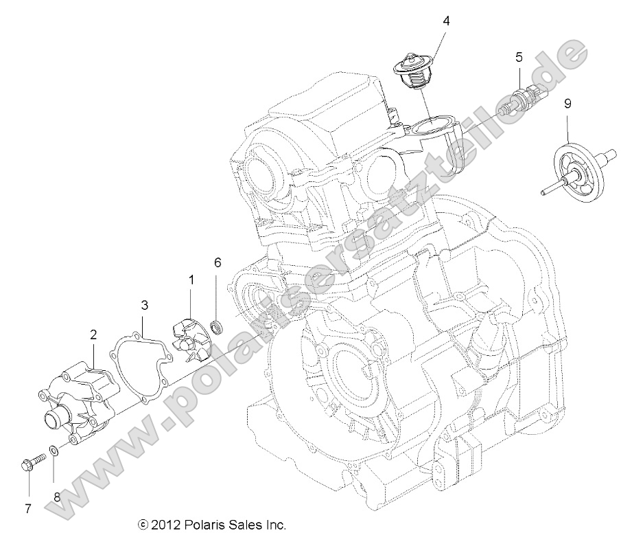 Engine, Cooling System and Water Pump Engine, Cooling System and Water Pump