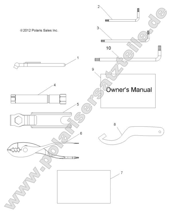 References, Tool Kit and Owners Manuals