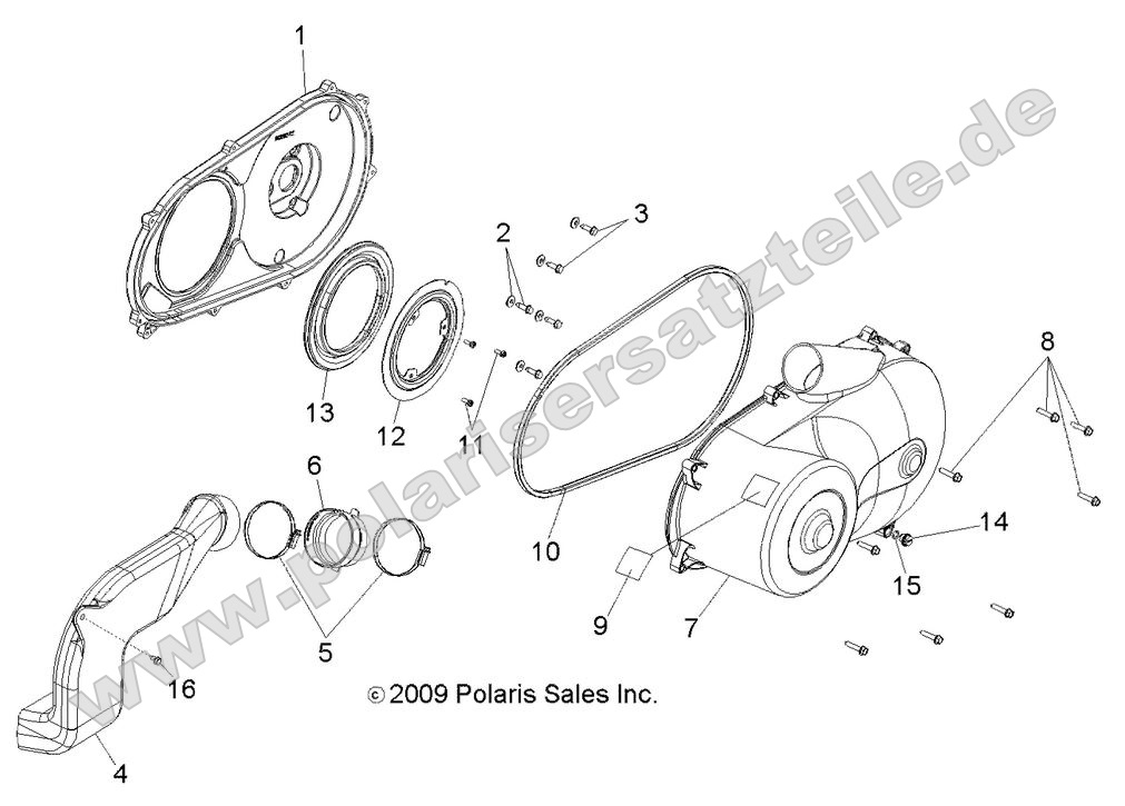 Drive Train, Clutch Cover