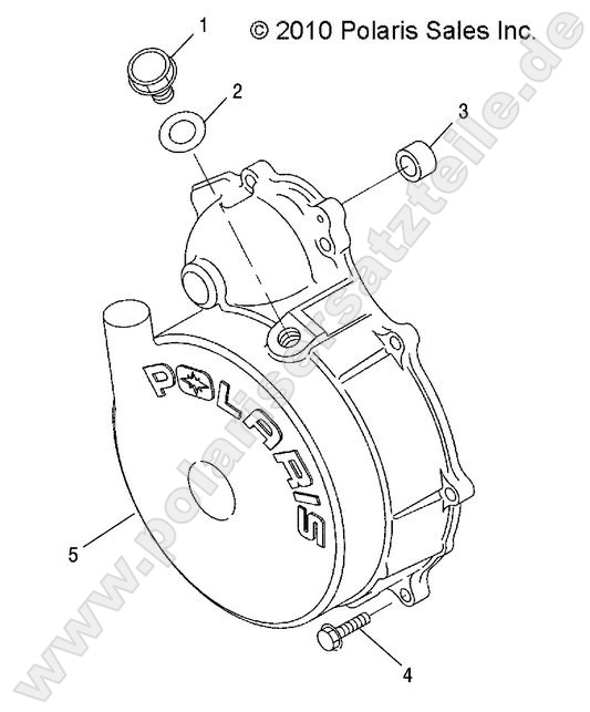 ENGINE, FLYWHEEL COVER