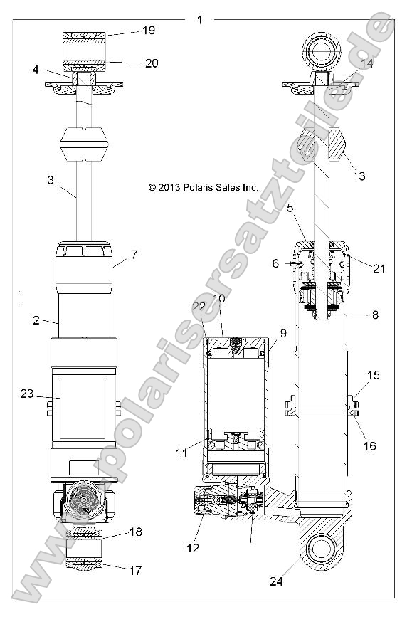 Suspension, Shock, Front Suspension, Shock, Front