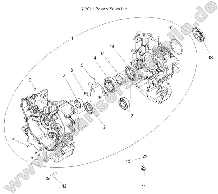 Engine, Crankcase Engine, Crankcase