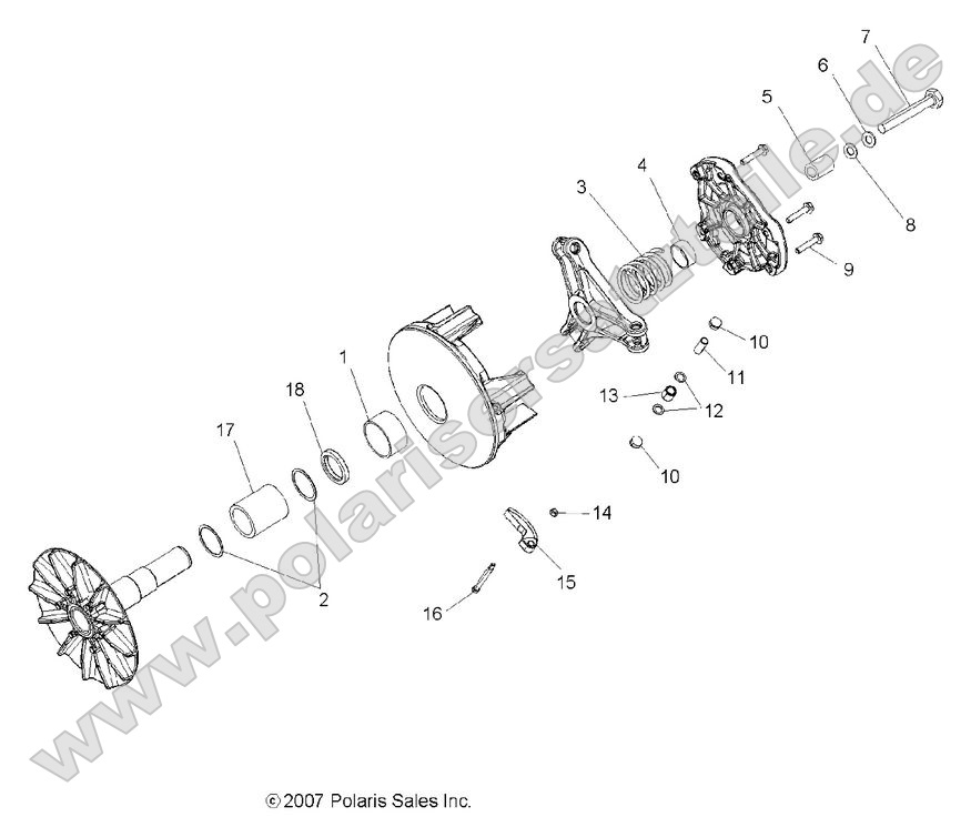 Drive Train, Primary Clutch