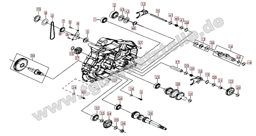 Motorgehäuse links (2)