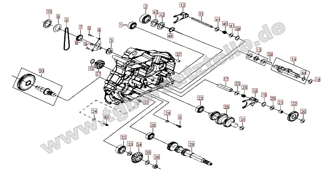 Motorgehäuse links (2) Motorgehäuse links (2)
