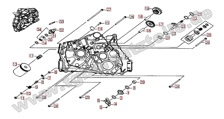 Motorgehäuse links (1)