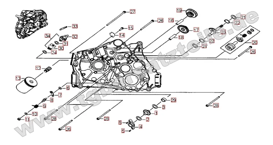 Motorgehäuse links (1)
