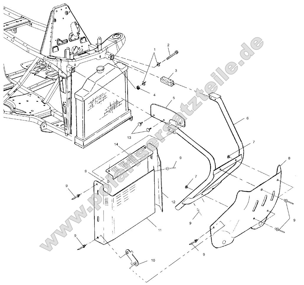 Front Bumper and Shields Front Bumper and Shields