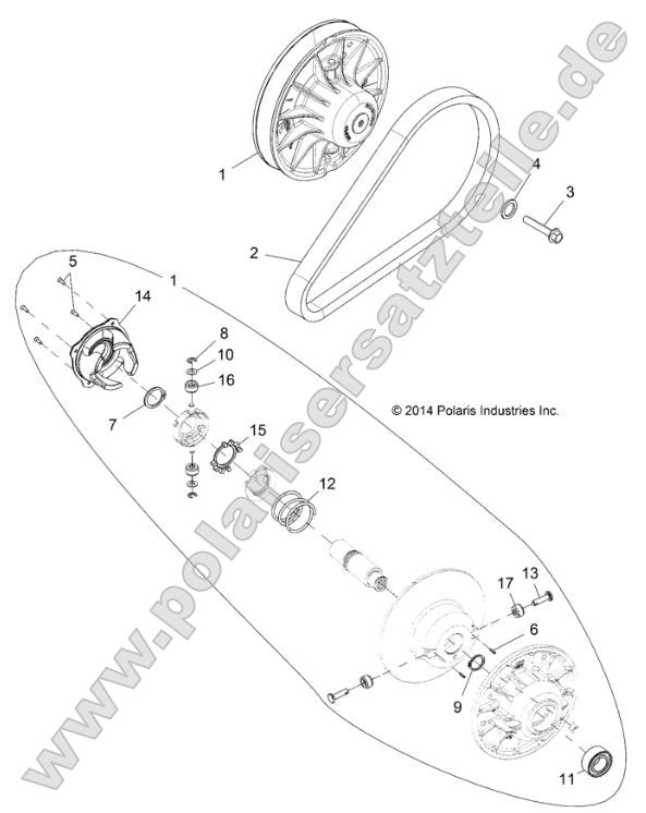 Drive Train, Clutch, Secondary, EBS