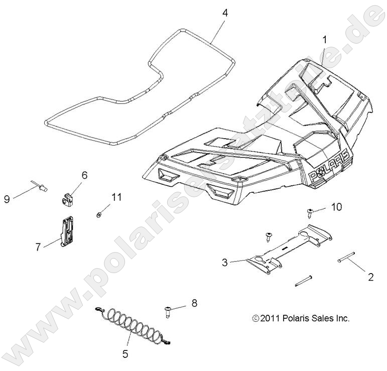 BODY, STORAGE, FRONT