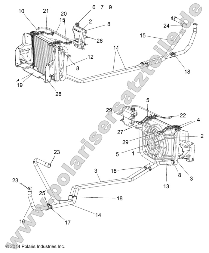 Engine, Water Cooling System Engine, Water Cooling System