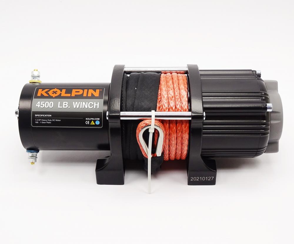 Kolpin UTV Seilwinde 4500 S 12V 2041 kg - Synthetikseil