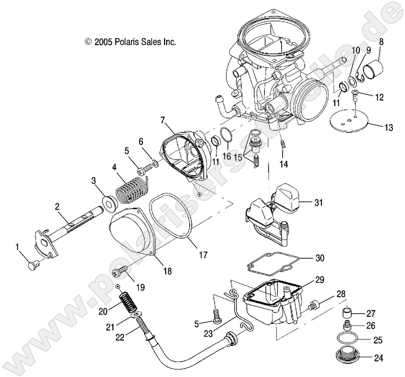 ENGINE, CARBURETOR, LOWER ENGINE, CARBURETOR, LOWER
