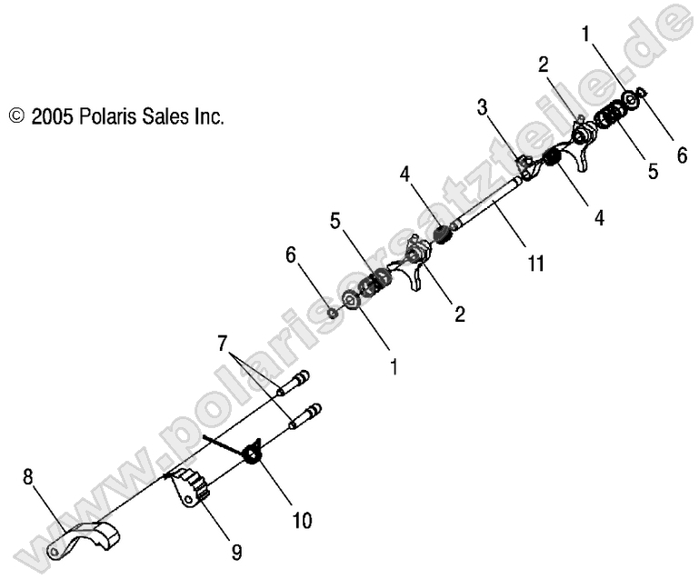 DRIVE TRAIN, SHIFT FORKS DRIVE TRAIN, SHIFT FORKS