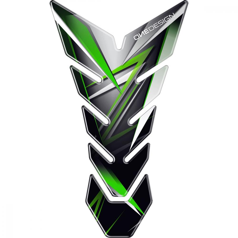 OneDesign_Tankpad_Black_Edition_gruen_Design___Universal_CGBE19P OneDesign Tankpad Black Edition "schwarz-grün" Design - Universal