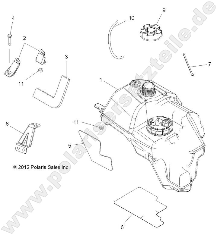 BODY, FUEL TANK ASM. BODY, FUEL TANK ASM.