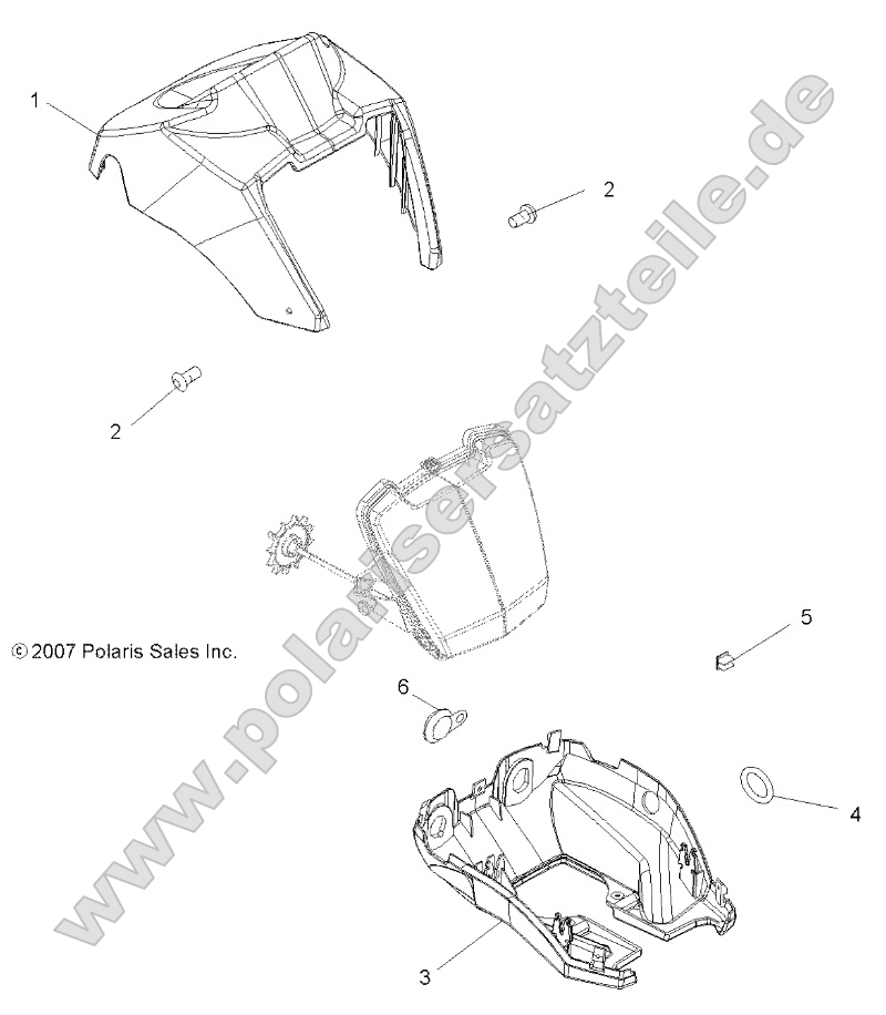 Body, Headlight Pod Body, Headlight Pod