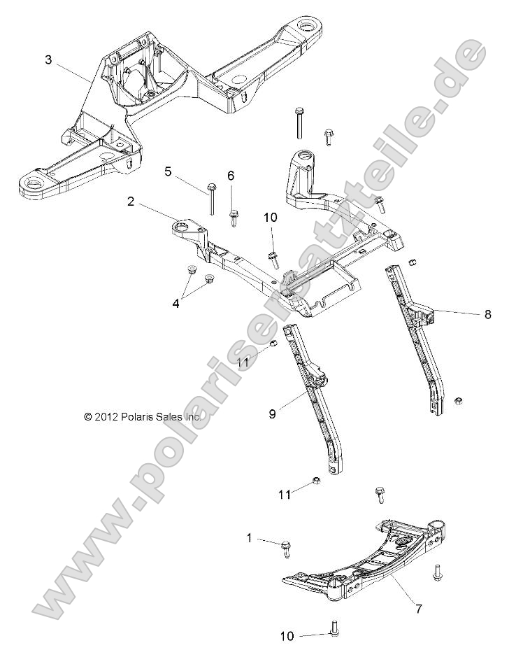 Body, Front Rack Support Body, Front Rack Support
