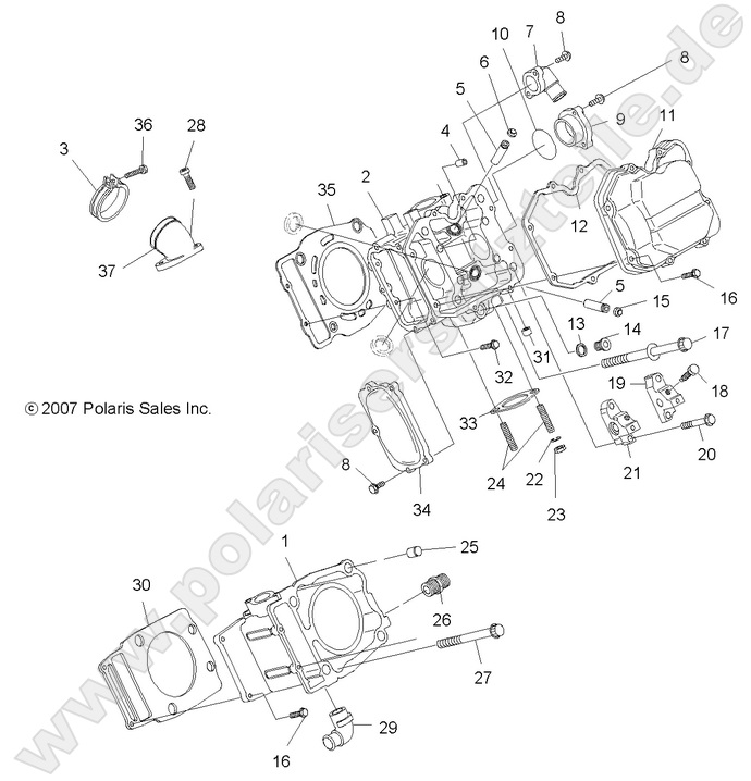 ENGINE, CYLINDER and HEAD