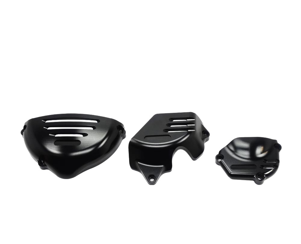 TMP Custom Motordeckelschutz Set schwarz - Kawasaki Z900 RS 2018-