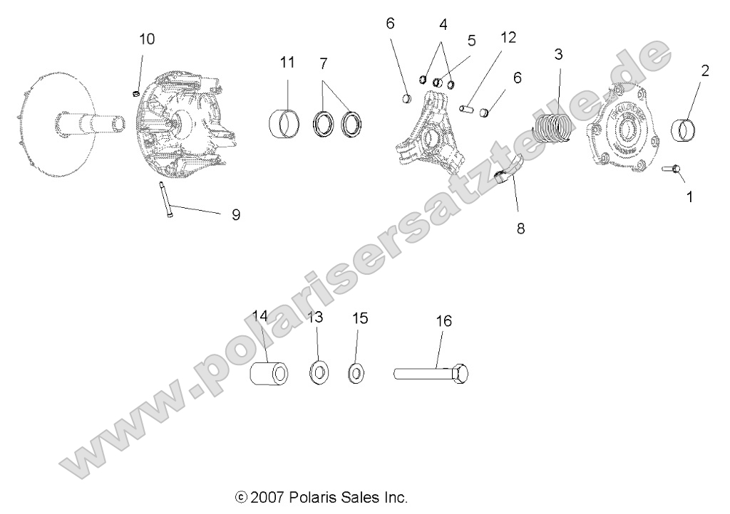 Drive Train, Primary Clutch