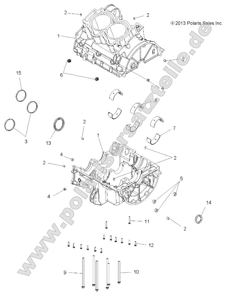 Engine, Crankcase Engine, Crankcase