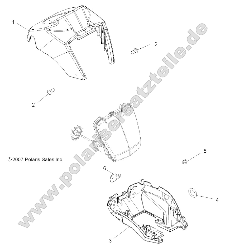 Body, Headlight Pod Body, Headlight Pod